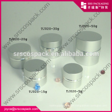 China Beautiful Shape Round Cream Jar Made of Aluminum , Aluminum Bottle Wholesale